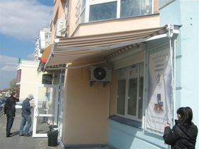 Маркиз на окна кафе Rodi  г. Киев