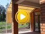 Видео - Солнцезащитный навес маркиза для террасы дома Malaga