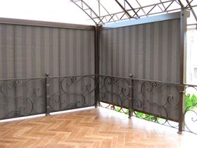 Фото: тканевые ролеты для балкона, г. Киев, п .Гора.