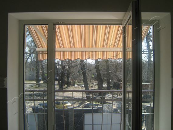 Выдвижная маркиза Rodi для балкона г. Киев, Осокорки