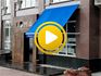 Видео - Маркиза с падающим локтем для витрины кафе