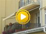 Видео - Выдвижная локтевая маркиза для балкона Riviera