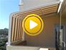 Відео - Сонцезахисний висувний навіс для балкона - маркіза пергола Malaga