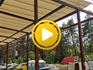 Видео - Террасная маркиза ZEN / Раздвижной солнцезащитный навес для террасы ресторана "Царьград"