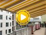 Видео - Стационарный ветроустойчивый тканевый навес от солнца и дождя Patio
