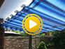 Відео - Терасна пергольна маркіза ZEN для літніх майданчиків (акрилова маркізна тканина Sattler №320 235)