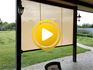 Відео - Вітростійка штора для захисту від сонця та вітру