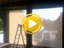 Видео - Тканевые ролеты для защиты от солнца, ветра, дождя (монтаж в Киеве, Украине)