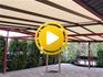 Видео - Изготовление и монтаж тканевого навеса Patio для летней площадки ресторана