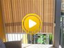 Видео - Ветроустойчивые ролеты для балкона на ручном управлении